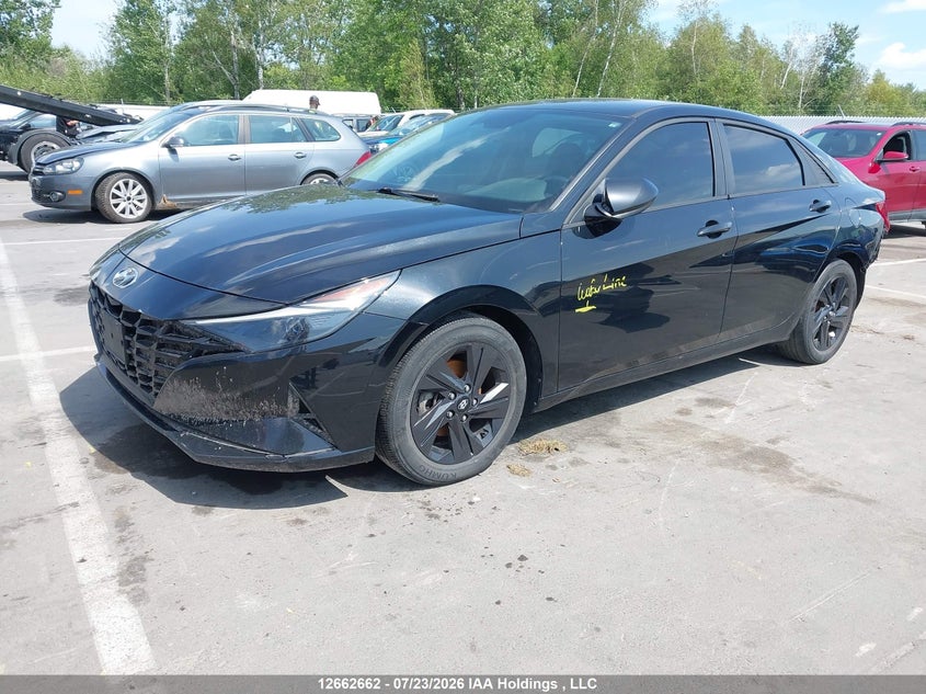 2021 Hyundai Elantra, Water, IAAI, VIN KMHLM4AG8MU168032 — photo 2