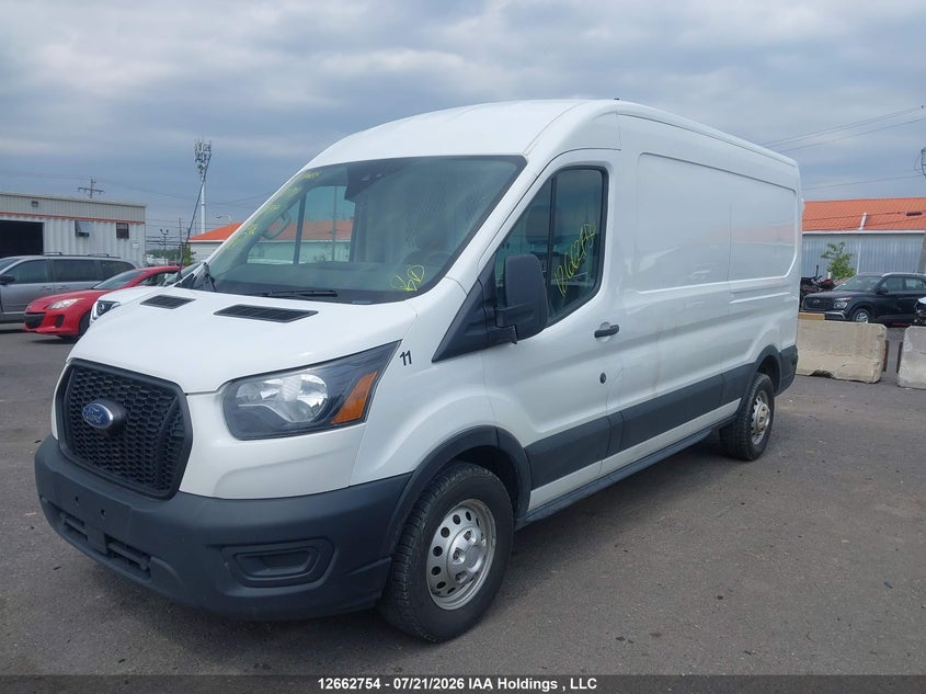 2024 Ford Transit, Left Rear, IAAI, VIN 1FTBR2C89RKA31499 — photo 2