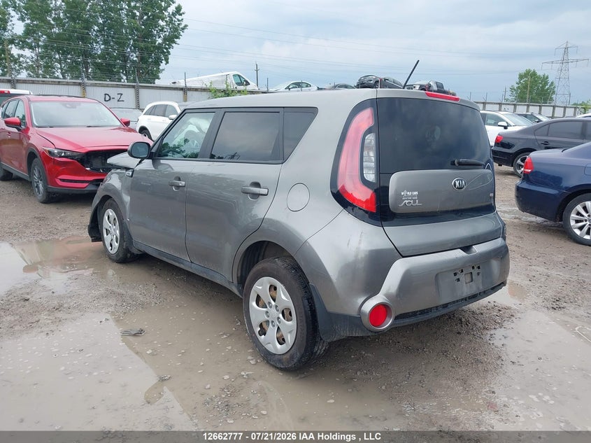 Vin: kndjn2a28f7167742, lot: 3065225, kia soul 20153