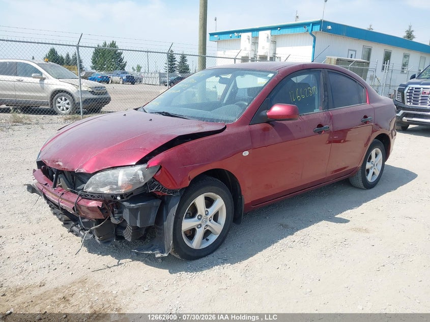 2008 Mazda 3, Front, IAAI, VIN JM1BK32F681109607 — photo 2