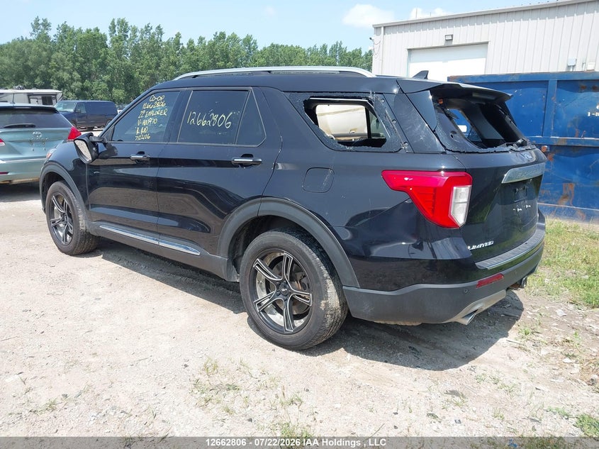 Vin: 1fm5k8fw0nna00970, lot: 3065255, ford explorer limited 20223