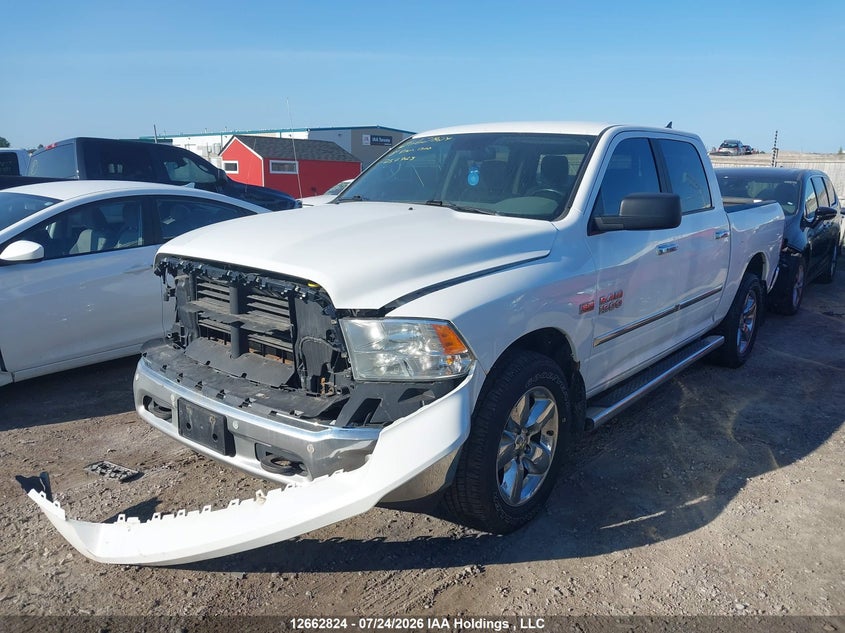 2018 RAM 1500, Front, IAAI, VIN 1C6RR7LT6JS257723 — photo 2