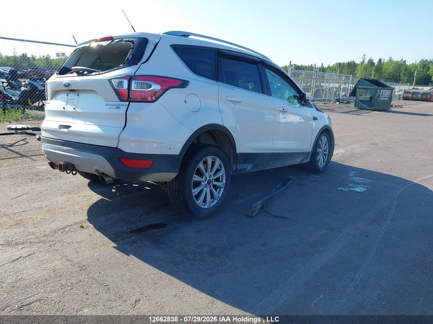 Vin: 1fmcu9j98hub32622, lot: 3065287, ford escape titanium 20174
