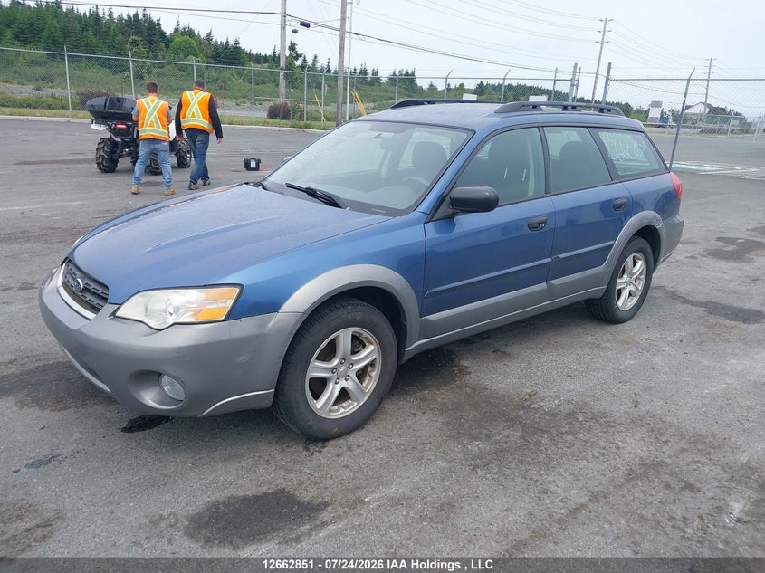 2007 Subaru Outback, Благотворительность, IAAI, VIN 4S4BP61C277325696 — фото 2