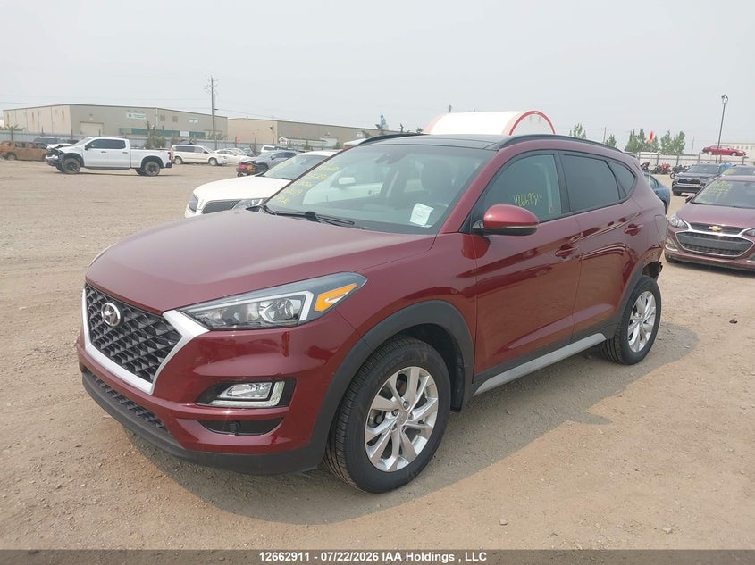 2020 Hyundai Tucson, Удар сзади, IAAI, VIN KM8J3CA44LU102019 — фото 2