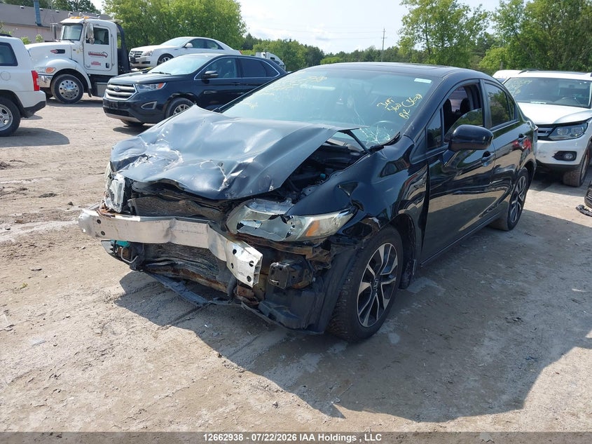 Vin: 2hgfb2e51eh032321, lot: 3065388, honda civic lx 20142