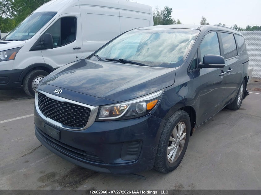 2015 Kia Sedona, Удар ззаду, IAAI, VIN KNDMB5C1XF6054604 — фото 2