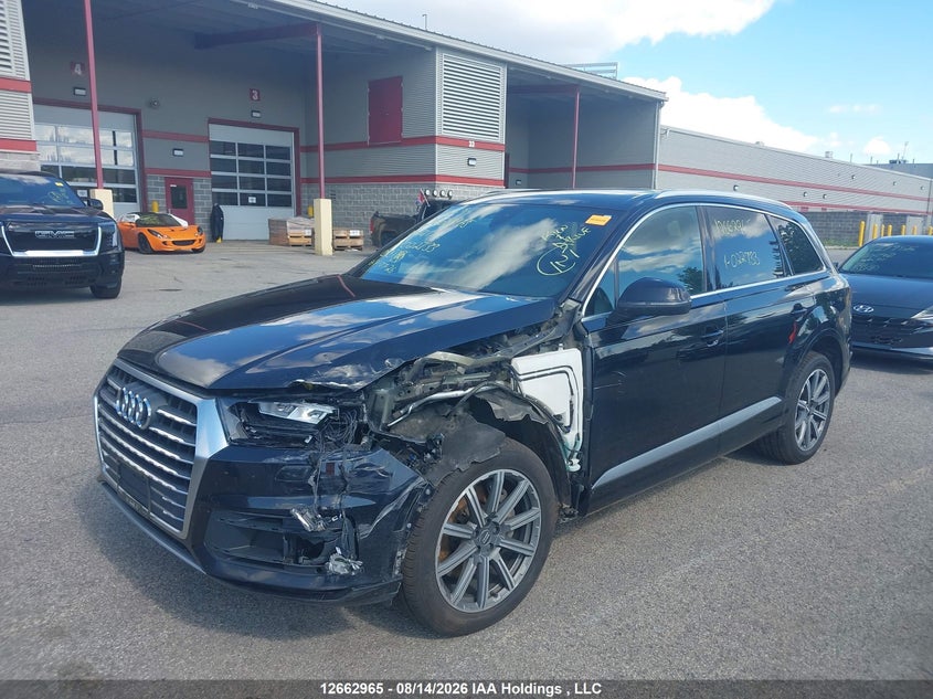 2018 Audi Q7, Левый бок, IAAI, VIN WA1LAAF77JD022733 — фото 2