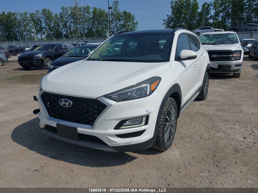 2019 Hyundai Tucson Limited/Sel/Sport/Ultimate/Value/Night, Удар спереди, IAAI, VIN KM8J3CAL1KU892708 — фото 2