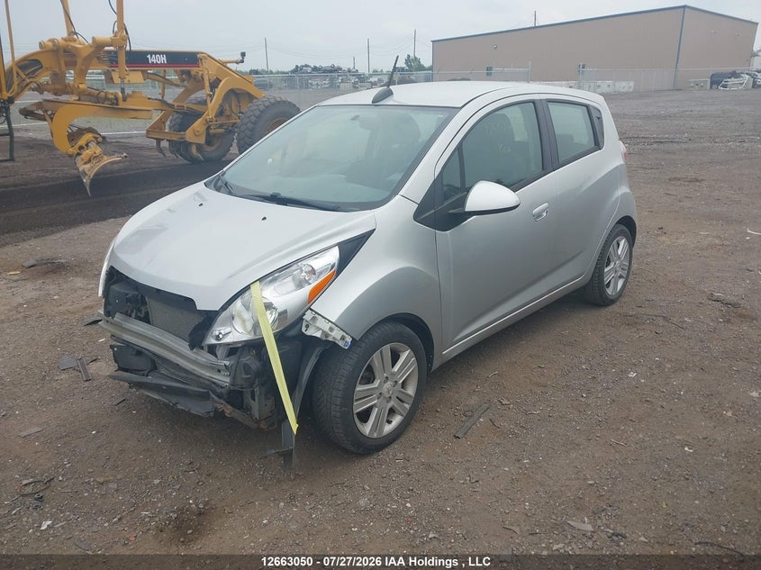 2015 Chevrolet Spark, Front, IAAI, VIN KL8CD6S96FC764600 — photo 2
