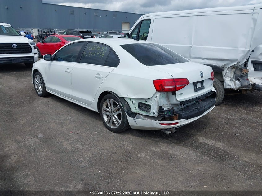 Vin: 3vwg07aj2fm274737, lot: 3065504, volkswagen jetta sel 20153