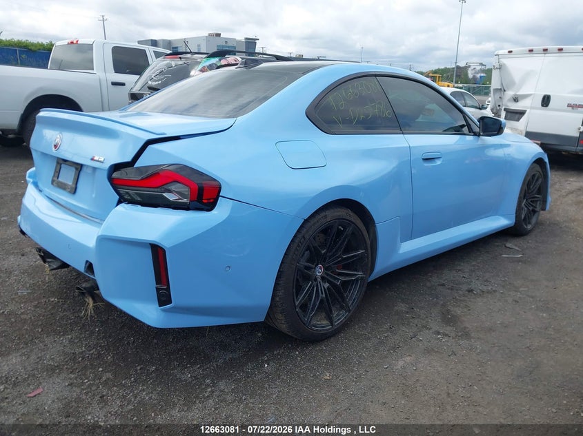 Vin: 3mf13dm07p8d25786, lot: 3065532, bmw m2 20234