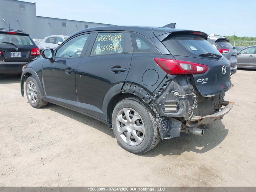 Vin: jm1dkfb70g0135840, lot: 3065540, mazda cx-3 gx 20163