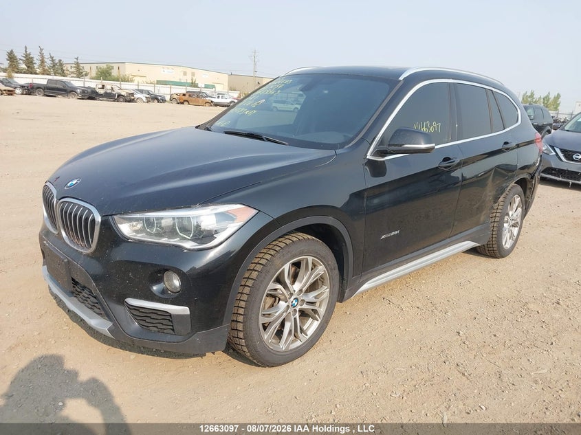 2018 BMW X1, Удар ззаду, IAAI, VIN WBXHT3C37J5F89964 — фото 2