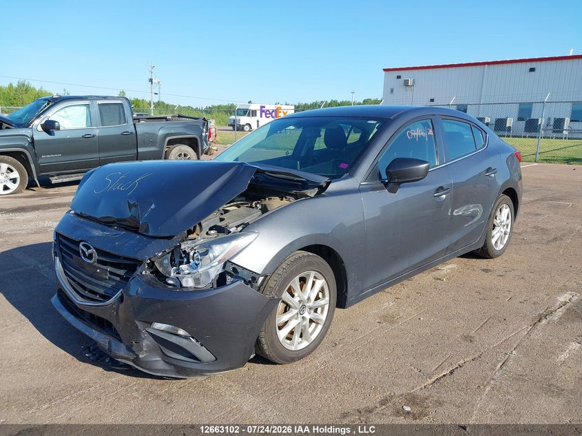 Vin: 3mzbm1v79em107526, lot: 3065553, mazda 3 touring 20142