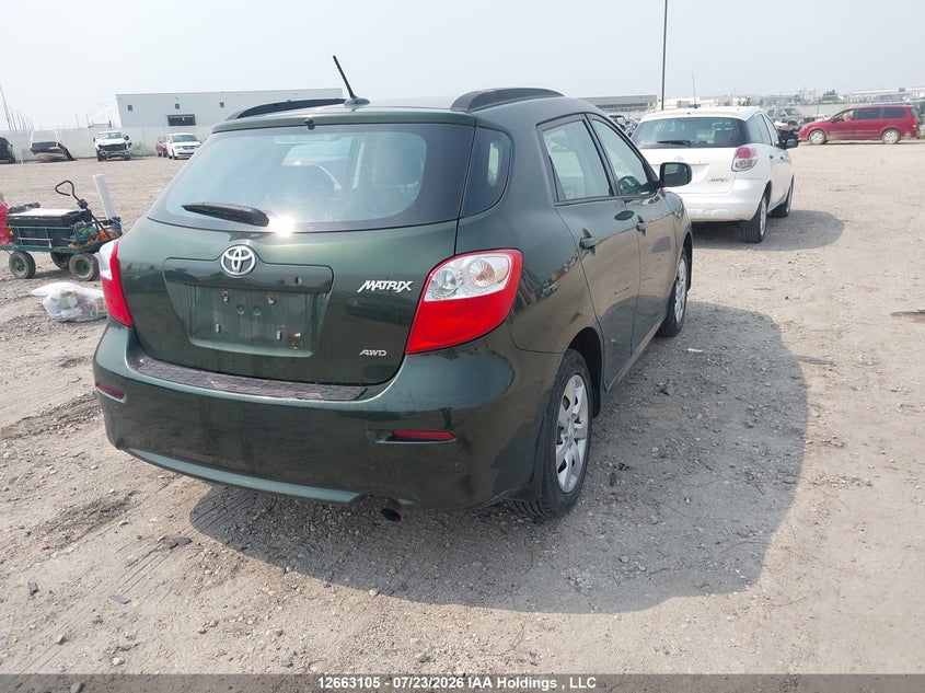 Vin: 2t1le4ee7bc019177, lot: 3065556, toyota corolla matrix s 20114