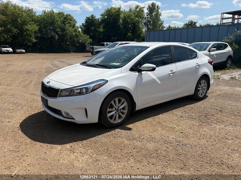 Vin: 3kpfl4a83he106619, lot: 3065572, kia forte ex 20172