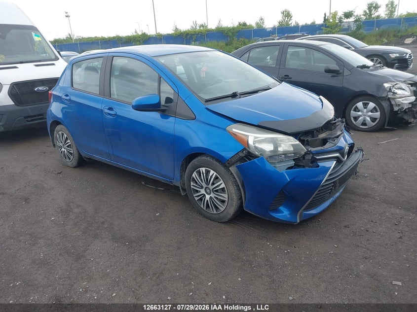 Vin: vnkktud30fa047826, lot: 3065578, toyota yaris 20151