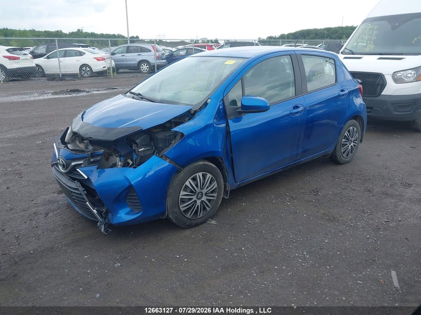 2015 Toyota Yaris, Удар спереду, IAAI, VIN VNKKTUD30FA047826 — фото 2