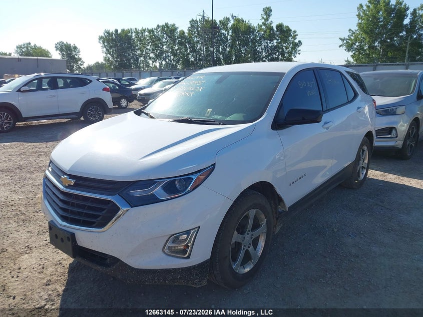 2018 Chevrolet Equinox, Удар спереду, IAAI, VIN 2GNAXHEV4J6177833 — фото 2