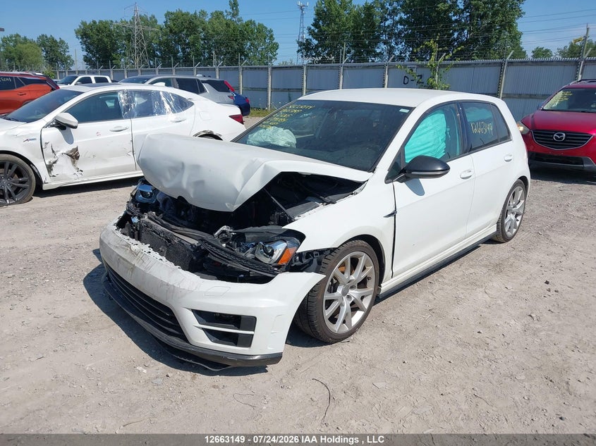 Vin: wvwlf7au6gw219784, lot: 3065600, volkswagen golf r 2.0 tsi 20162