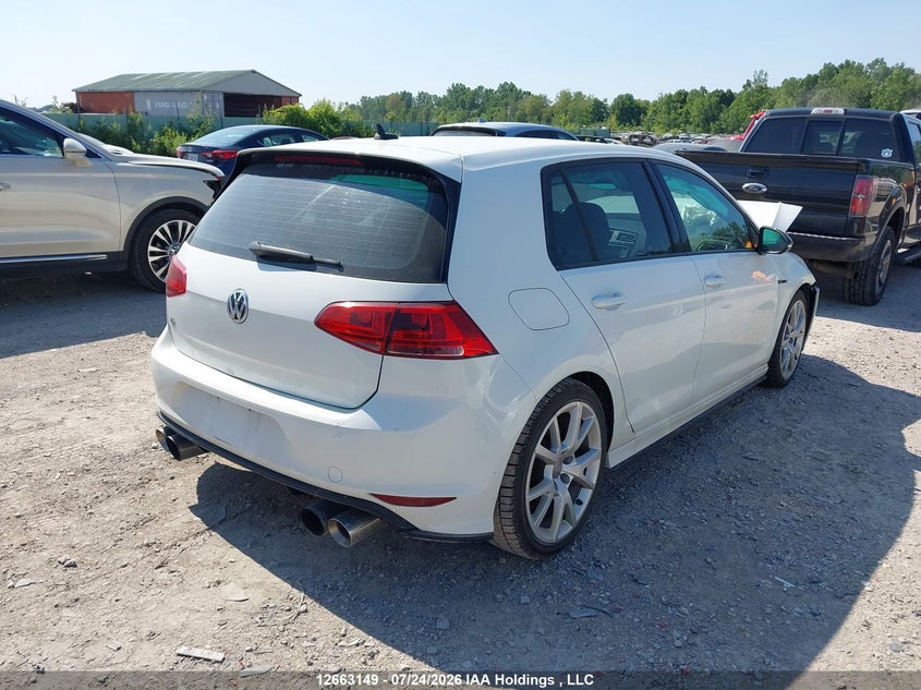 Vin: wvwlf7au6gw219784, lot: 3065600, volkswagen golf r 2.0 tsi 20164