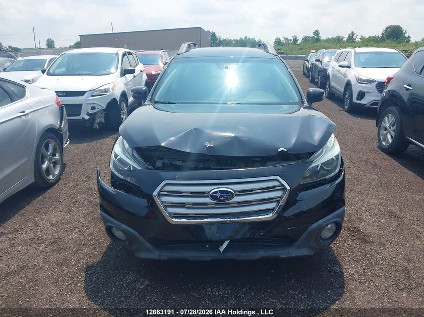 2015 SUBARU OUTBACK SPORT UTILITY VEHICLE 3.6L H-6 DOHC, VVT, 256HP