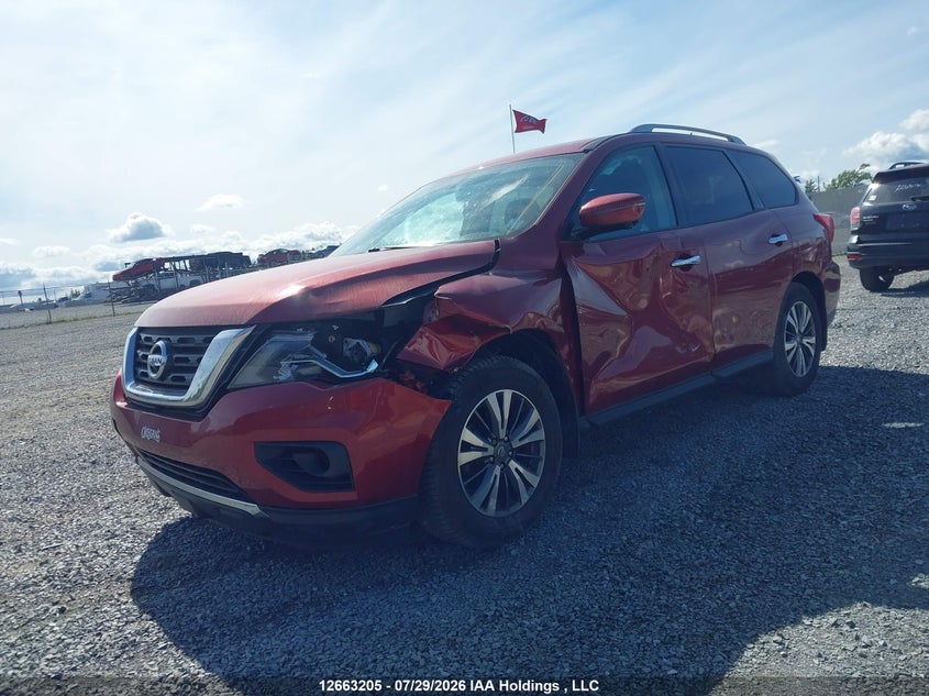 Vin: 5n1dr2mm5hc640209, lot: 3065656, nissan pathfinder s/sv/sl/platinum 20172