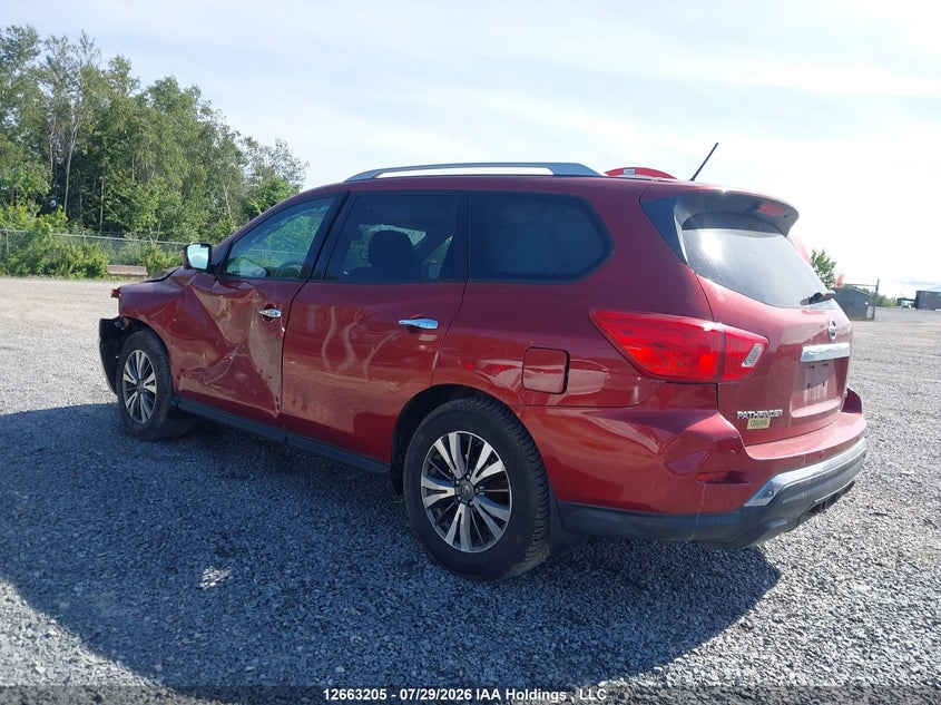 Vin: 5n1dr2mm5hc640209, lot: 3065656, nissan pathfinder s/sv/sl/platinum 20173
