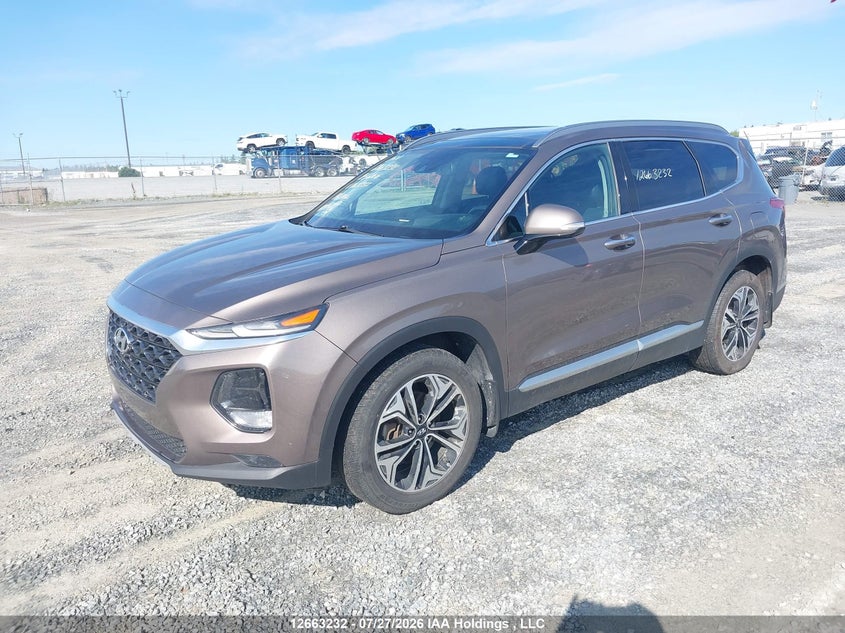 2019 Hyundai Santa Fe, Удар сзади, IAAI, VIN 5NMS5CAA2KH063347 — фото 2