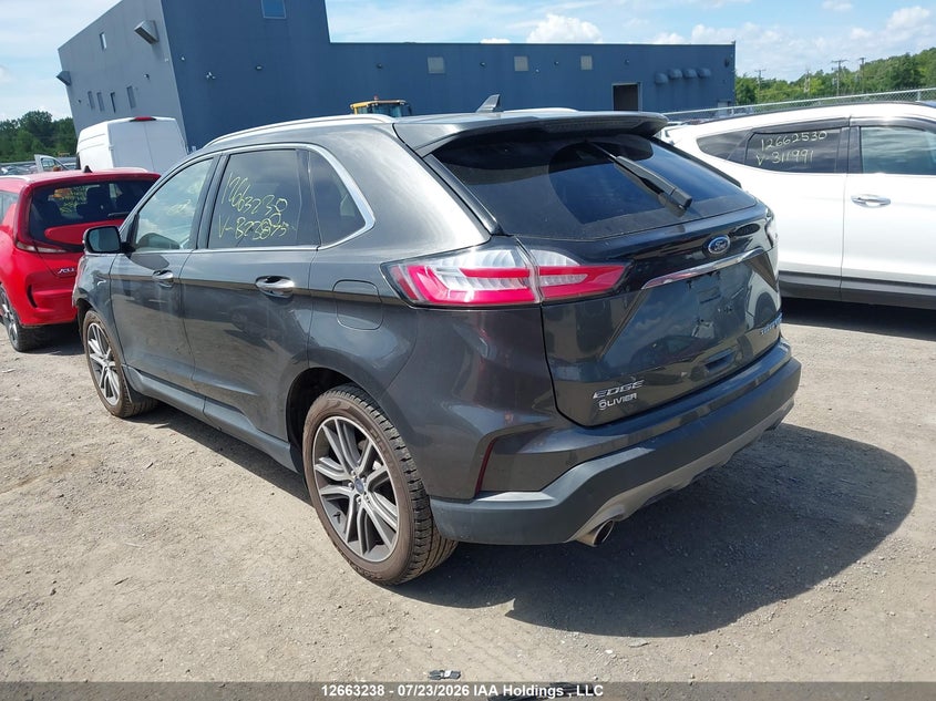 Vin: 2fmpk4k96kbb23875, lot: 3065690, ford edge titanium 20193