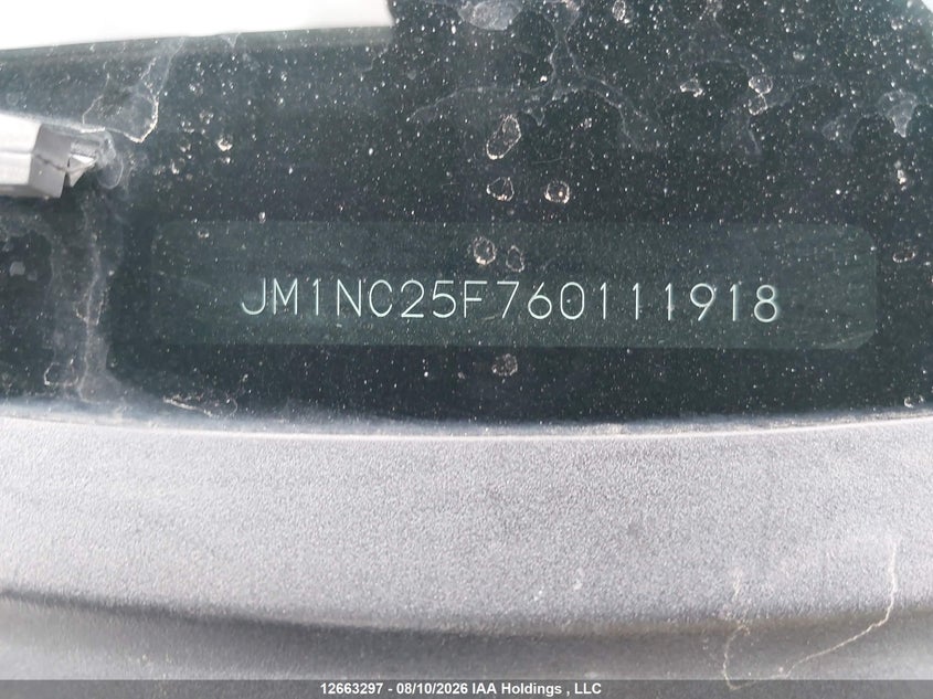 2006 MAZDA MX-5 CABRIO 2.0L I4 FI DOHC 16V F4