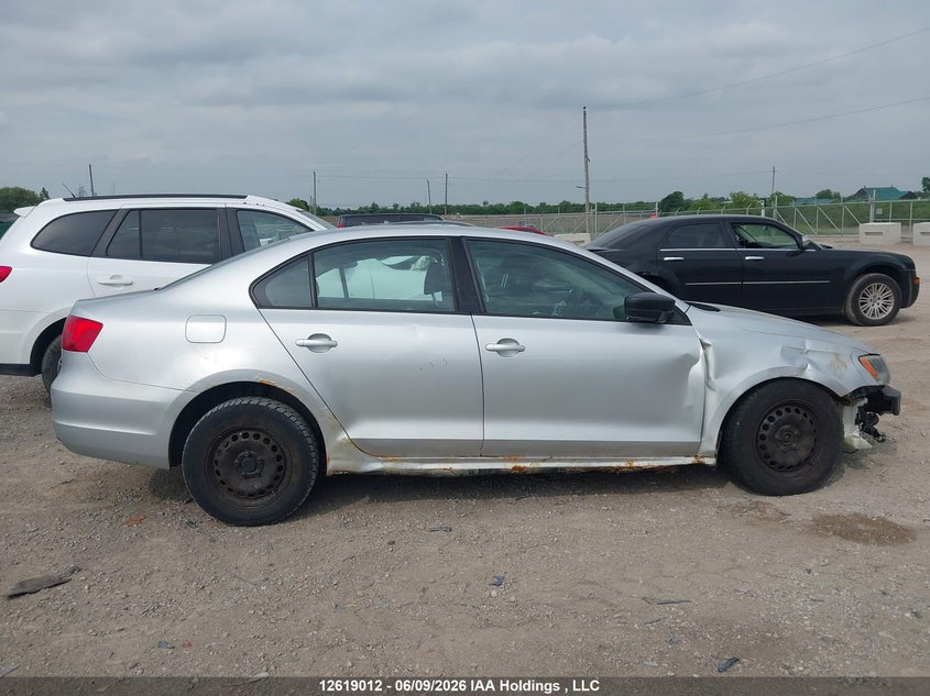 2011 Volkswagen Jetta S VIN: 3VW1K7AJ3BM028368 Lot: 12619012X