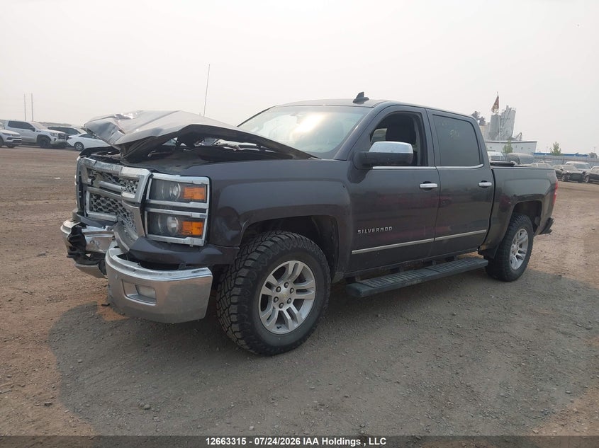 2015 Chevrolet Silverado, Удар спереди, IAAI, VIN 3GCUKSEC8FG474194 — фото 2