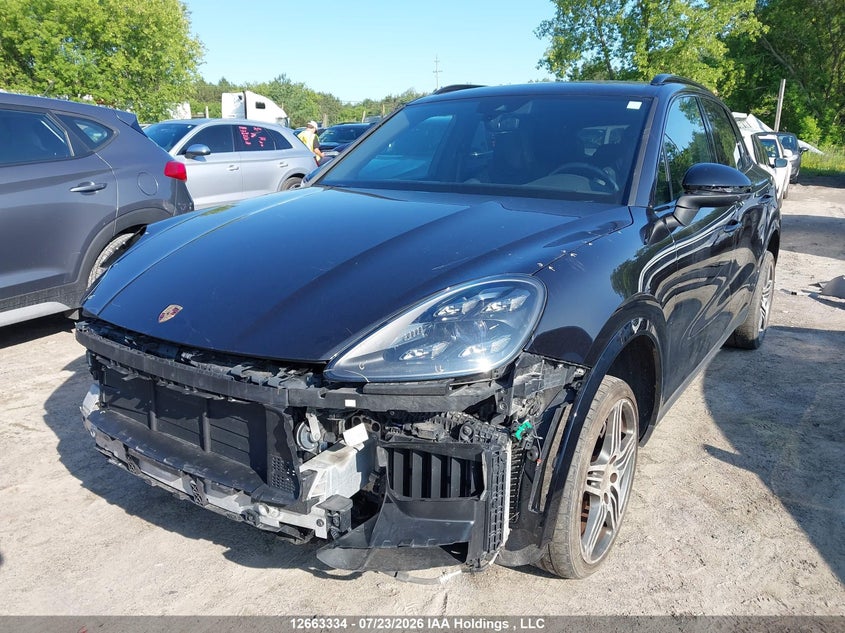 2019 Porsche Cayenne, Удар спереди, IAAI, VIN WP1AA2AY6KDA13704 — фото 2