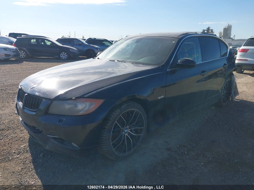 2008 BMW 3er, Rear, IAAI, VIN WBAVD53558A283335 — photo 2