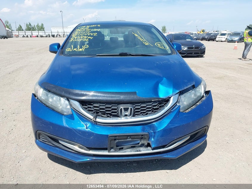 2013 Honda Civic Lx VIN: 2HGFB2F40DH024442 Lot: 12653494X