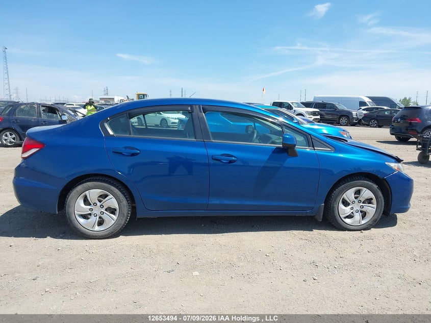 2013 Honda Civic Lx VIN: 2HGFB2F40DH024442 Lot: 12653494X