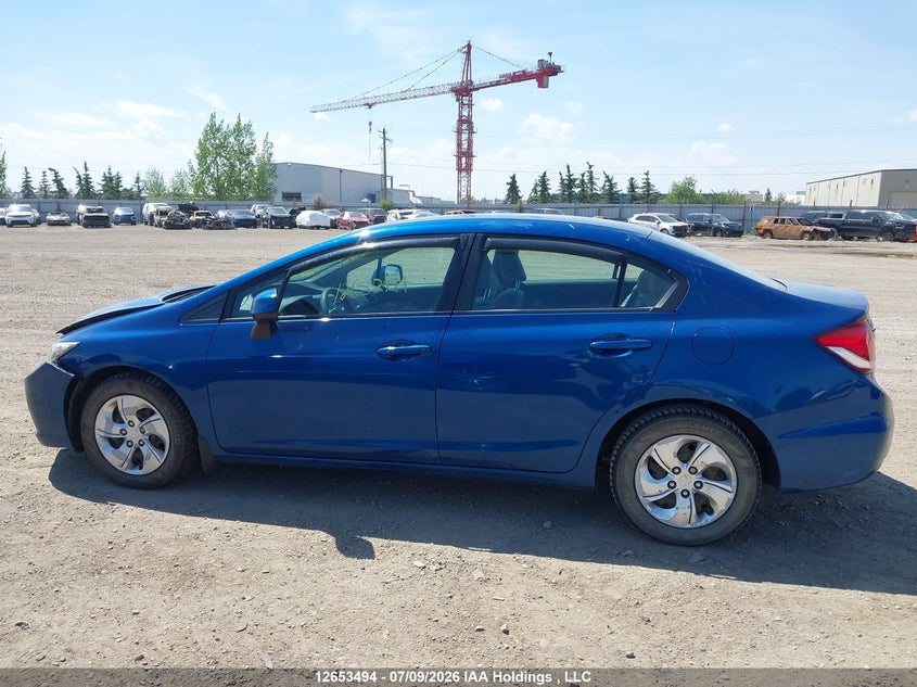 2013 Honda Civic Lx VIN: 2HGFB2F40DH024442 Lot: 12653494X