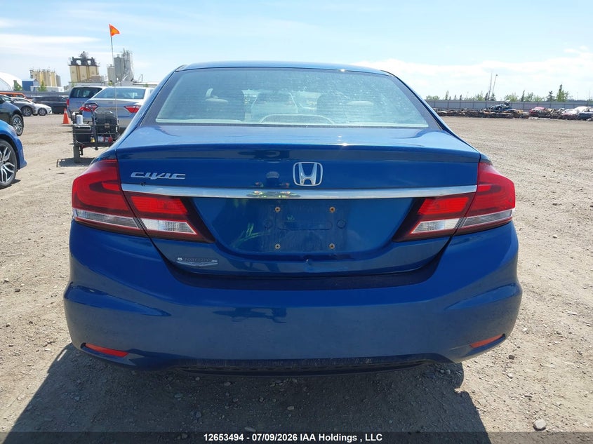 2013 Honda Civic Lx VIN: 2HGFB2F40DH024442 Lot: 12653494X
