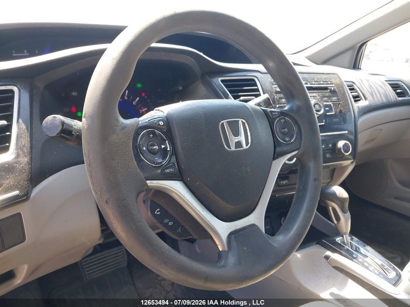 2013 Honda Civic Lx VIN: 2HGFB2F40DH024442 Lot: 12653494X