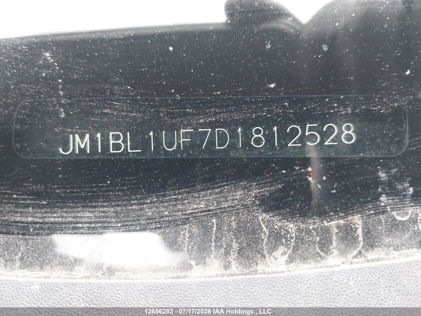 2013 Mazda Mazda3 Gx VIN: JM1BL1UF7D1812528 Lot: 12656283X