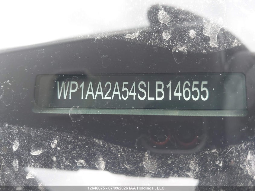 2025 Porsche Macan T VIN: WP1AA2A54SLB14655 Lot: 12646075X