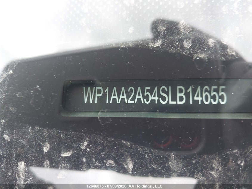 2025 Porsche Macan T VIN: WP1AA2A54SLB14655 Lot: 12646075X