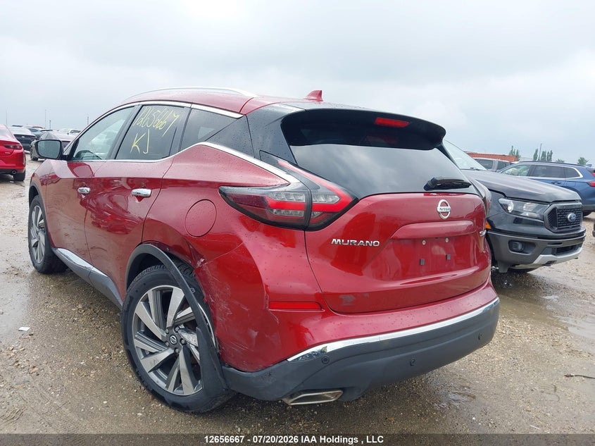 2019 Nissan Murano Platinum/Sl/Sv VIN: 5N1AZ2MSXKN129611 Lot: 12656667X