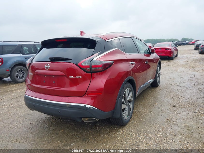 2019 Nissan Murano Platinum/Sl/Sv VIN: 5N1AZ2MSXKN129611 Lot: 12656667X
