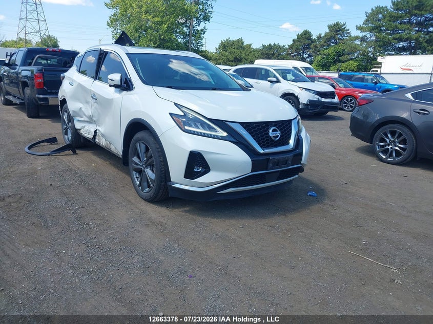 Vin: 5n1az2ds5ln102611, lot: 3065856, nissan murano platinum 20201