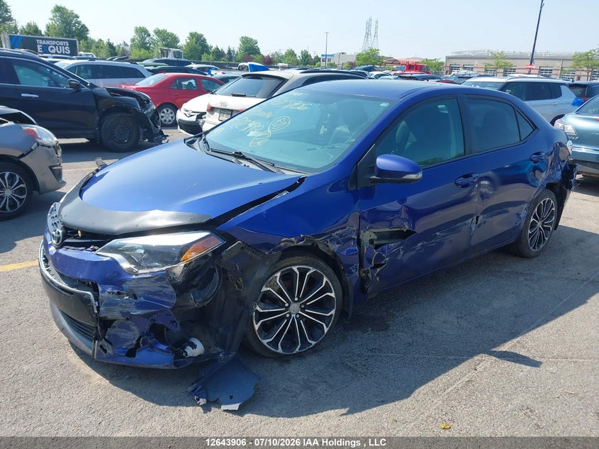 2014 Toyota Corolla, Левый бок, IAAI, VIN 2T1BURHE1EC223193 — фото 2