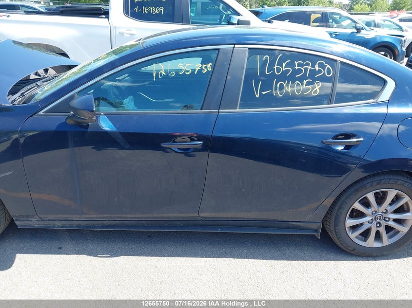 2019 Mazda Mazda3 Gx VIN: 3MZBPAB7XKM104058 Lot: 12655750X