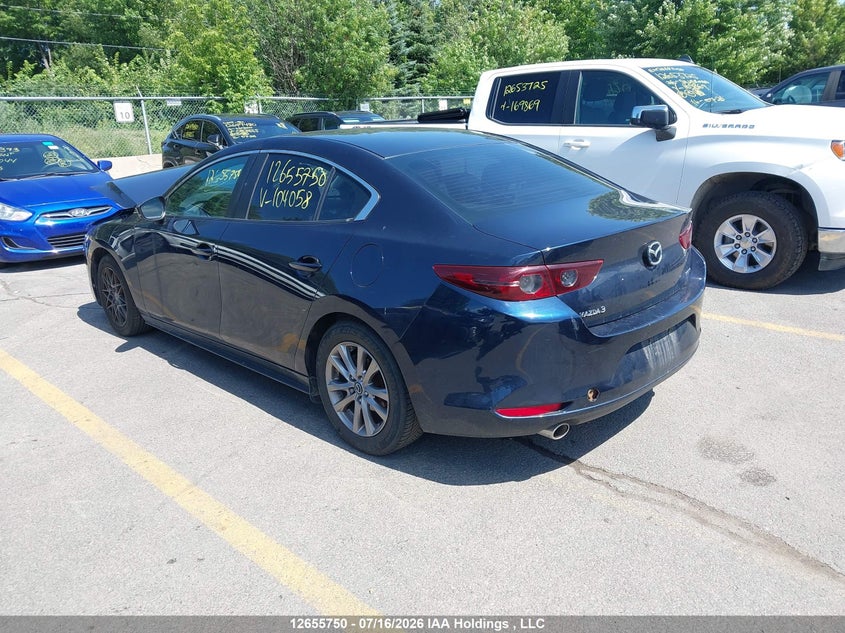 Vin: 3mzbpab7xkm104058, lot: 3065869, mazda mazda3 gx 20193